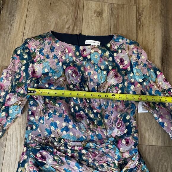 DRESS THE POPULATION Women's Romera Dress Size L in Capri Multi - Picture 7 of 13